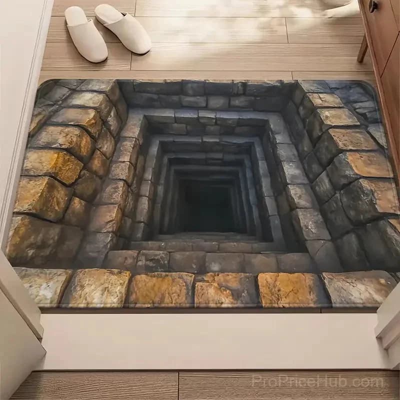 3D Optical Illusion Doormat - Endless Abyss Design - View 11