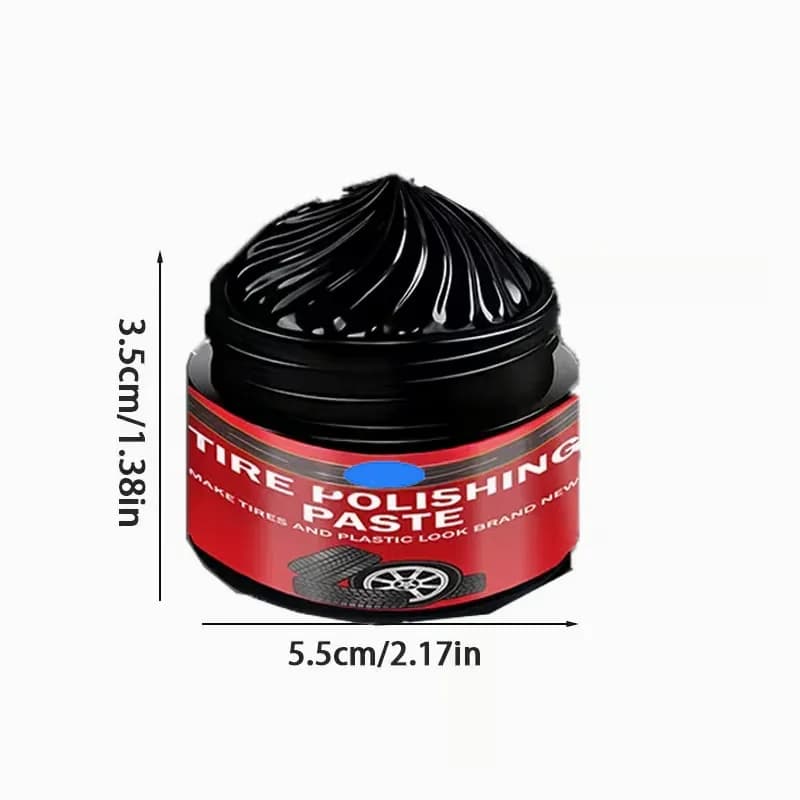 Car Tire & Plastic Trim Renewal Paste with Sponge Cleaner, 3-Pc - View 8