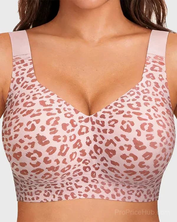 Comfortable Wireless Full Coverage Jelly Smoothing Bra - Main
