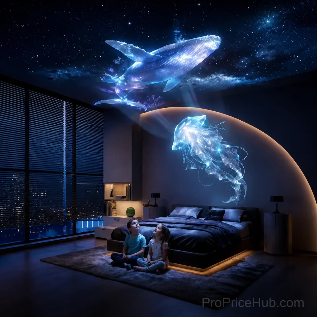 5D Galaxy Ocean Smart Projector Night Light for Bedroom & Car - View 6