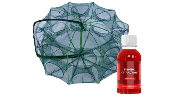 Auto-Foldable 6-Hole Fishing Trap Net, 72 x 28 cm - View 16