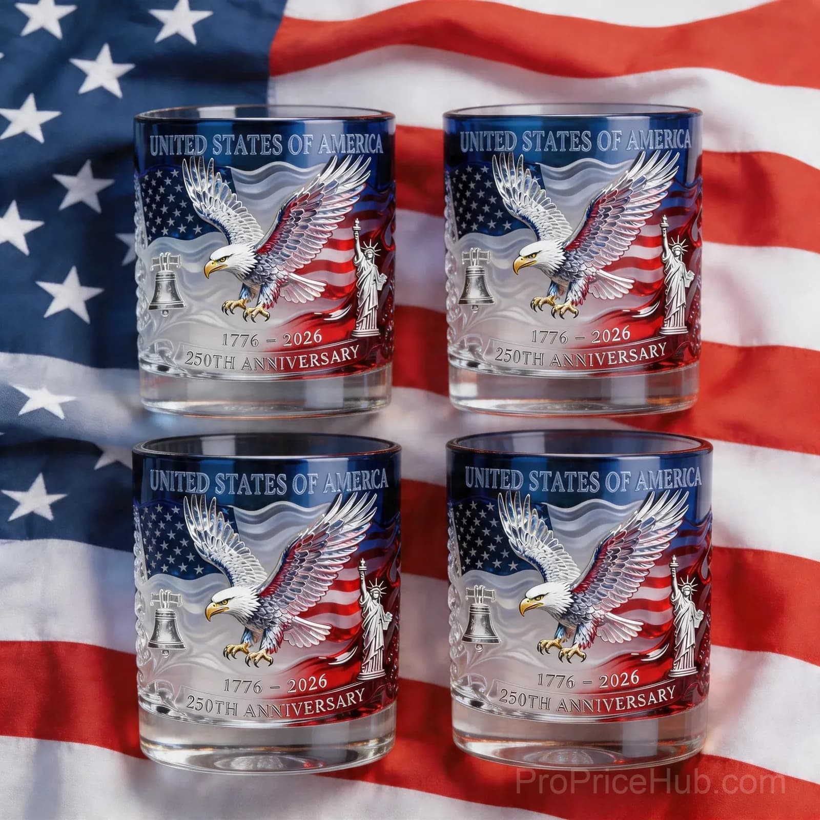 2026 USA 250th Anniversary Commemorative Glass – 1776-2026 Heritage Edition - View 7