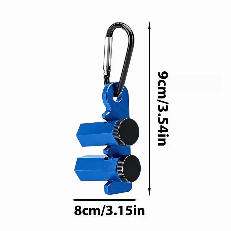 Blue Framing Square Attachment Jigs, Hand Tool Accessory - Main
