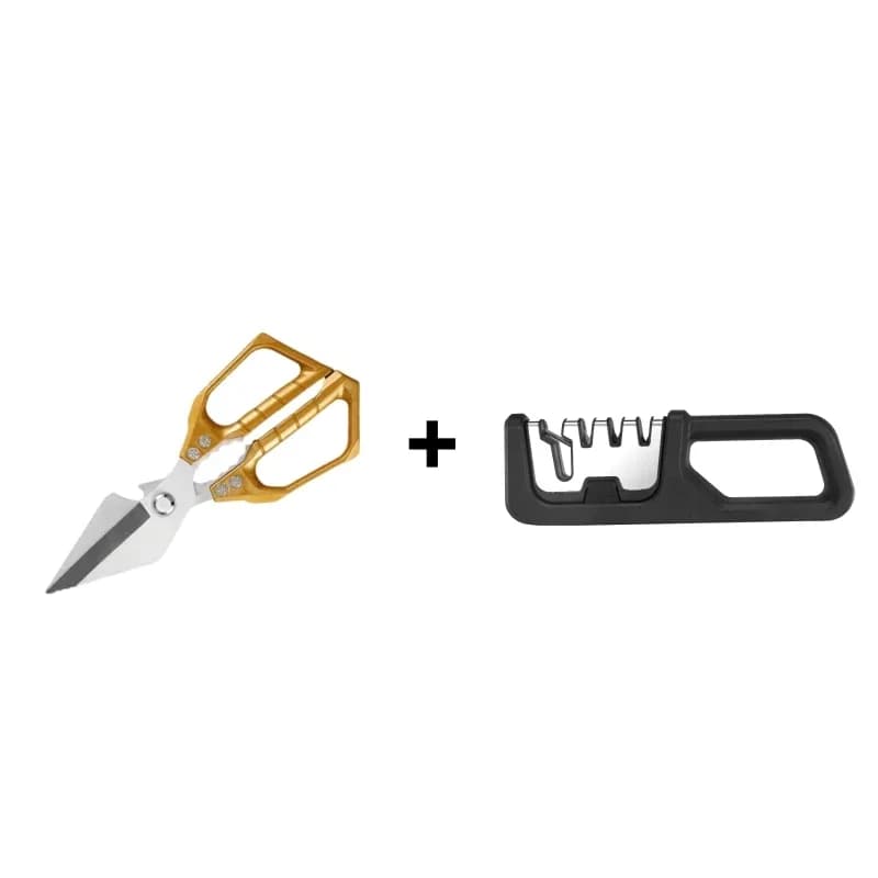 Heavy-Duty Multifunction Kitchen Shears, Silver - View 11