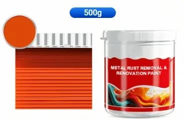 Metal Rust Removal & Renovation Paint, Ocean Blue, 500g - View 14