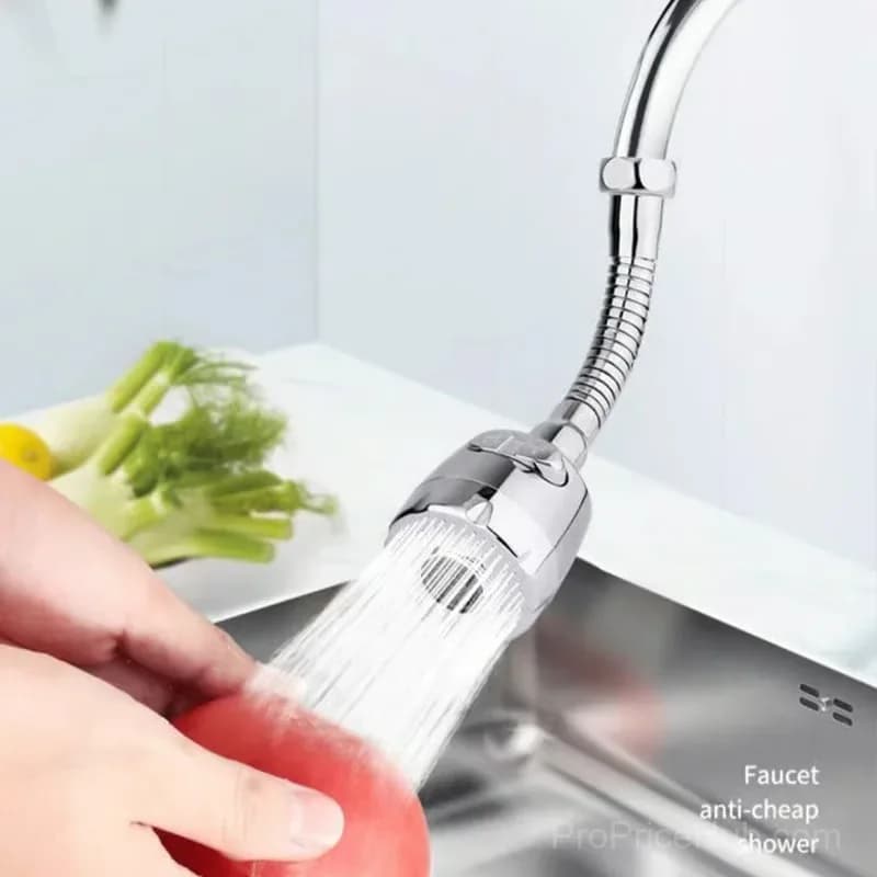 Kitchen Faucet with 360° Swivel Handheld Pressure Sprayer - View 4