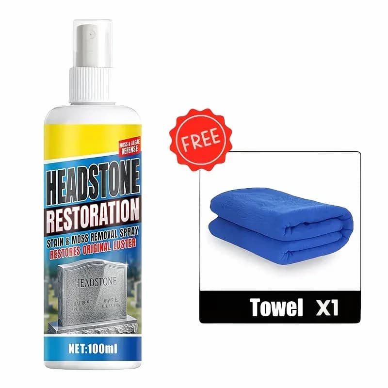 Headstone Restoration & Cleaning Spray, 32oz - Alt