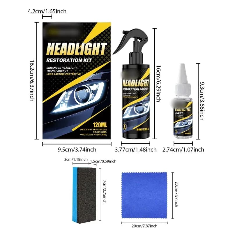 Professional Headlight Polish & Sealant Kit - View 10