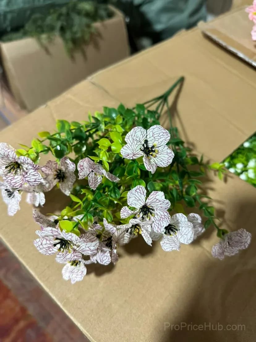 High-Quality Artificial Flowers, 6 Pieces for One Pot, All Colors - Alt