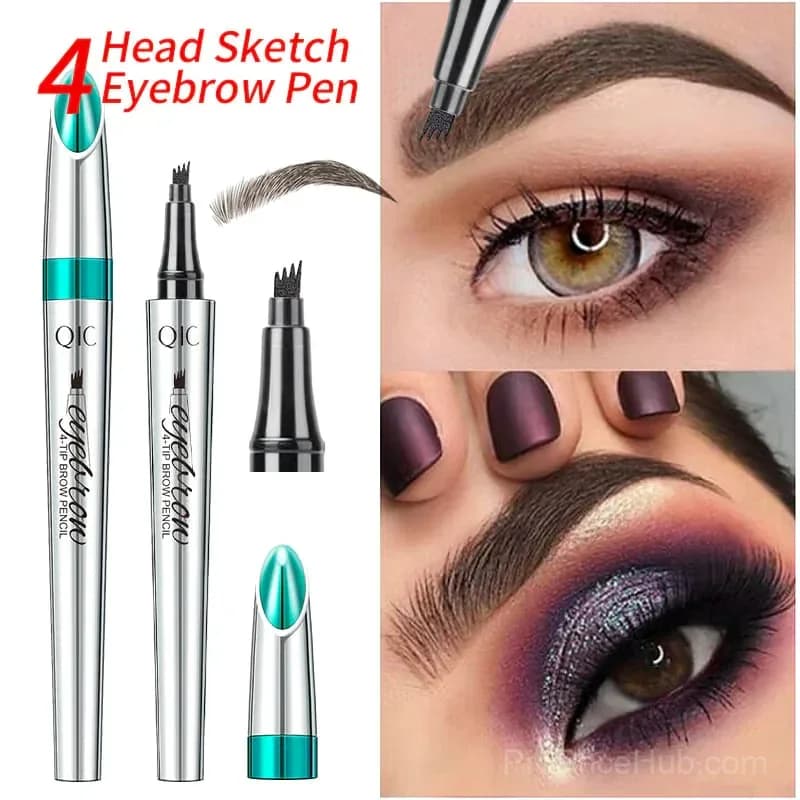 3D Waterproof Eyebrow Pencil, Light Brown, 2-Pack - Alt