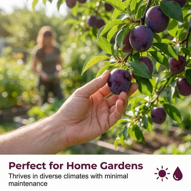 Heirloom Non-GMO Grafted Plum Tree Seeds - Alt
