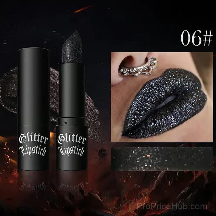 Matte Long-Lasting Lipstick with Fine Glitter - Shade 01 - View 15