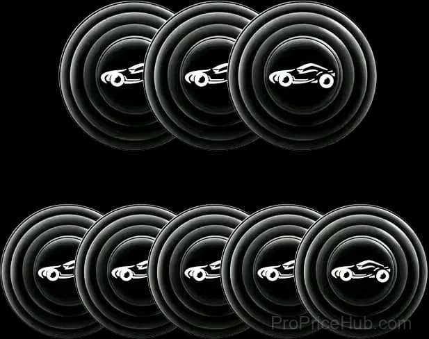 Car Door Bumper Protection Pads, Black, 8-Pack - View 28