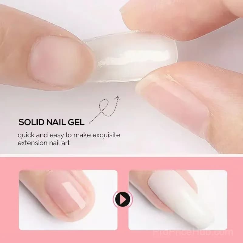 Clear Nail Extension Builder Gel Without Tools - Alt