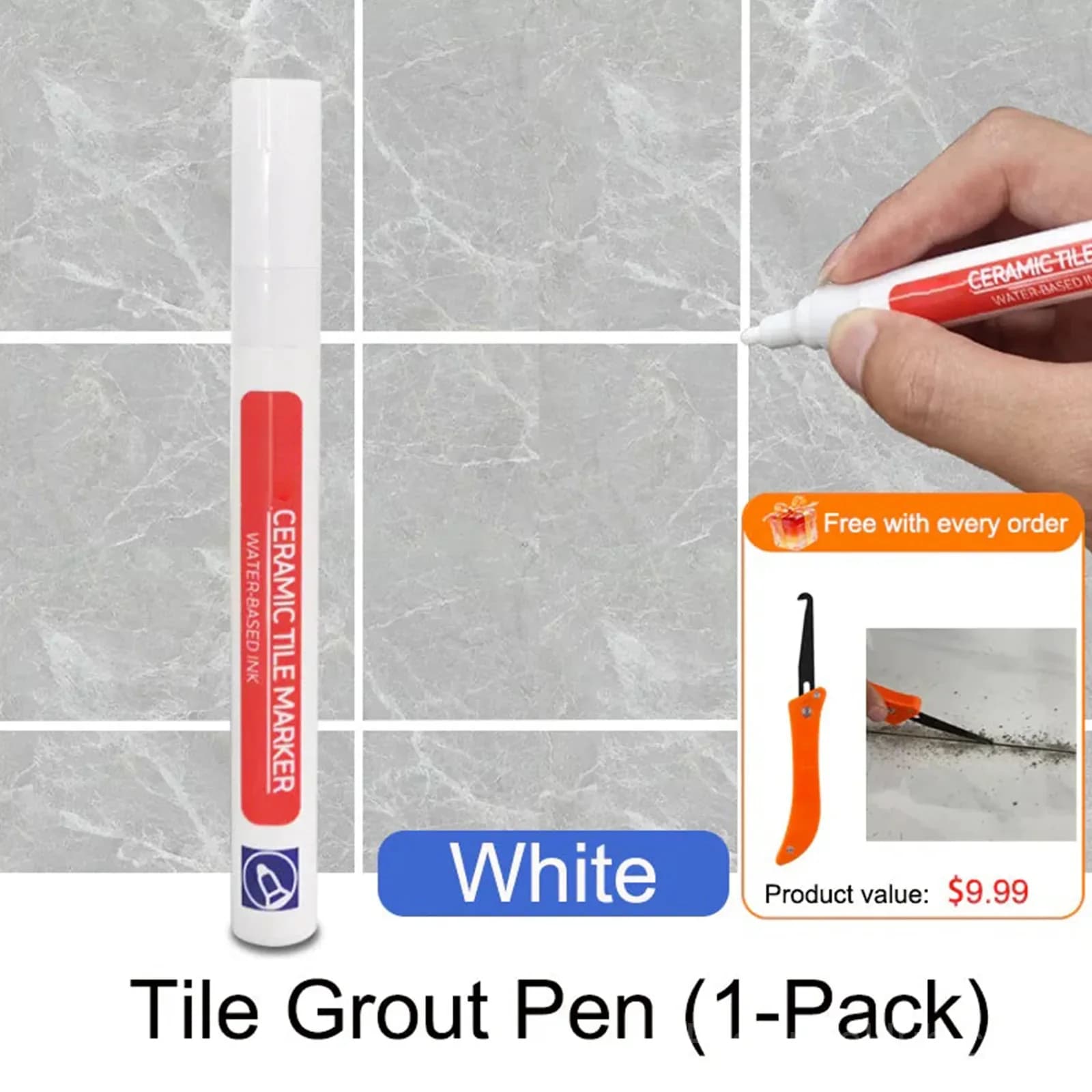 Anti-Mould Waterproof Joint Pen for Ceramic Tiles - Main