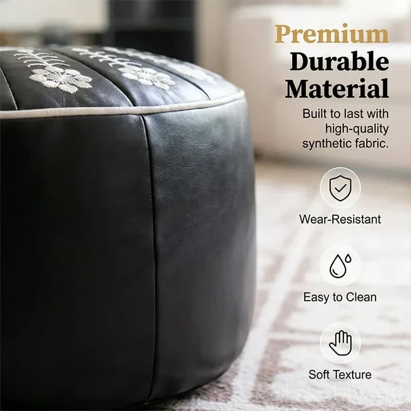 Brown Versatile Round Storage Seat, 1-Piece - View 5