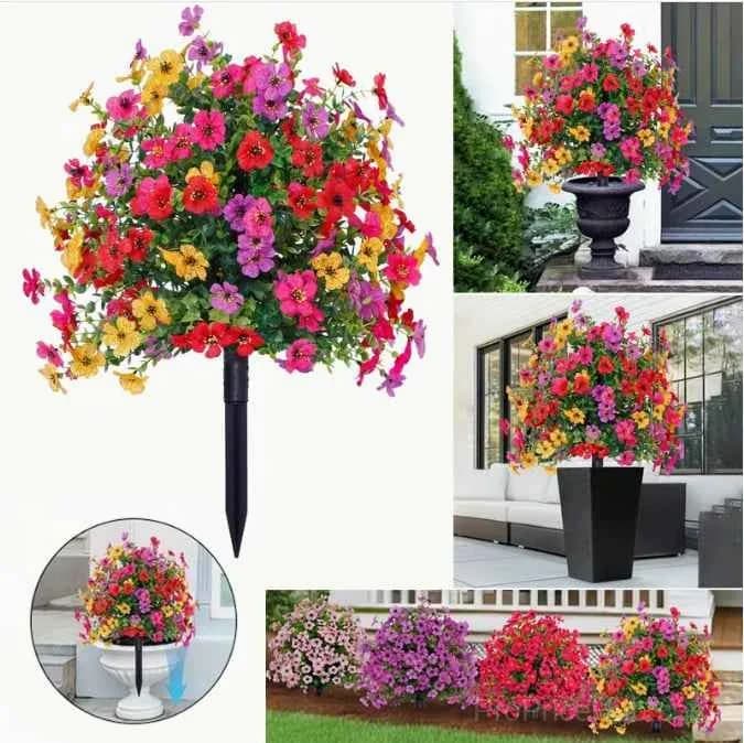 Outdoor/Indoor UV Resistant Waterproof Artificial Flower Decor - View 7