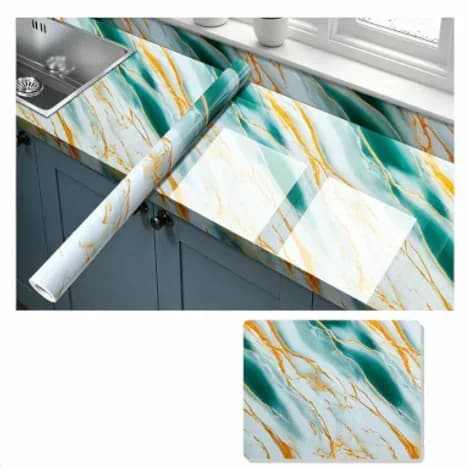Gold Marble Self-Adhesive Wallpaper Roll - View 10