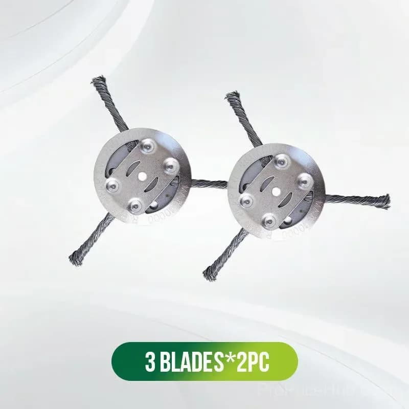 Steel Wire String Trimmer Replacement Cutting Head, 3-Blade - View 13