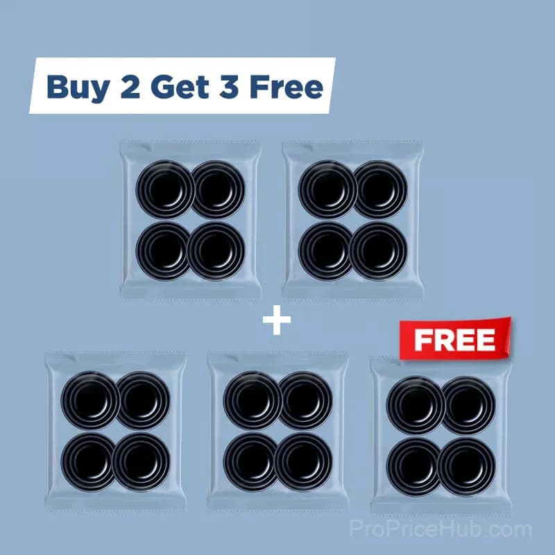 Car Door Bumper Protection Pads, Black, 8-Pack - View 14