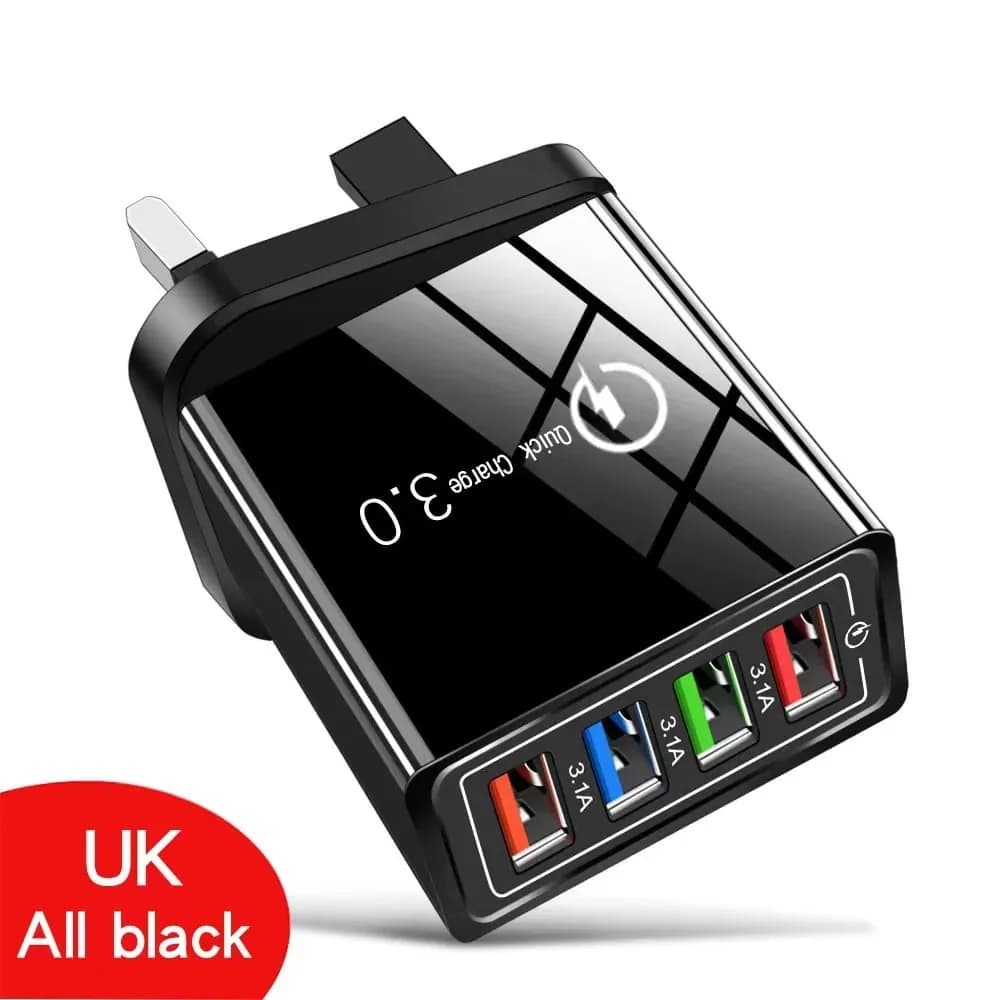 The Charger Big Tech Hates⚡4-Port Quick Charge 3.0 + AI Performance Boost - View 12