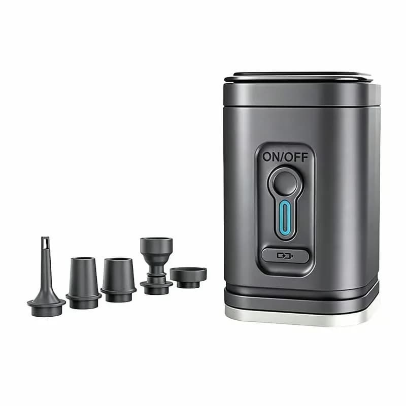 Ultra-Fast Mini Electric Air Pump, Black - Main