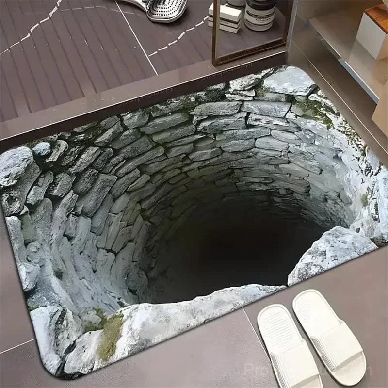 3D Optical Illusion Doormat - Endless Abyss Design - Main