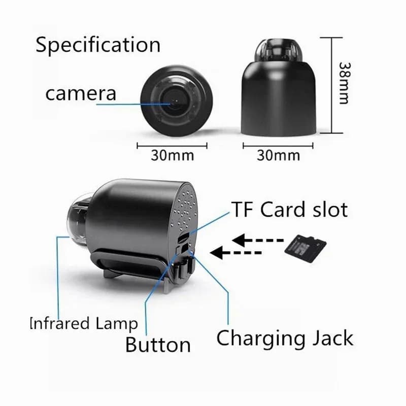 Mini Full HD 4K Security Camera - View 5