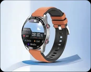 Health Monitoring Sports Smartwatch with Black Rubber Strap - View 13