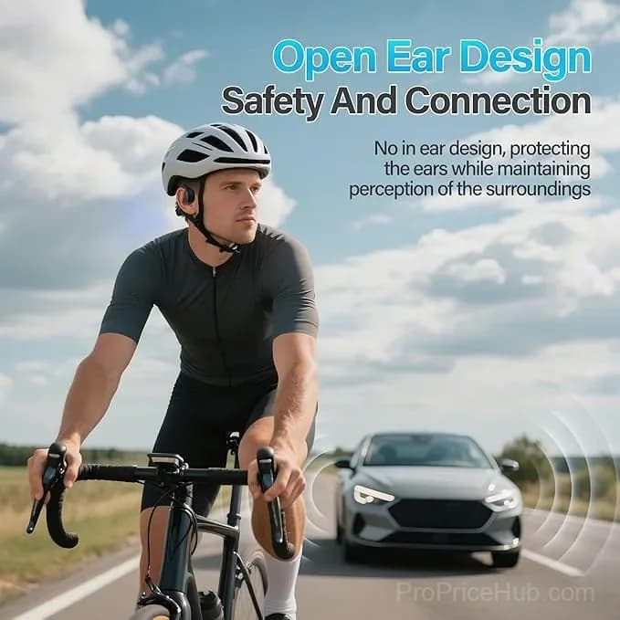 Black Gas Conduction Headphones, Sweatproof, Memory Card Supported - View 4