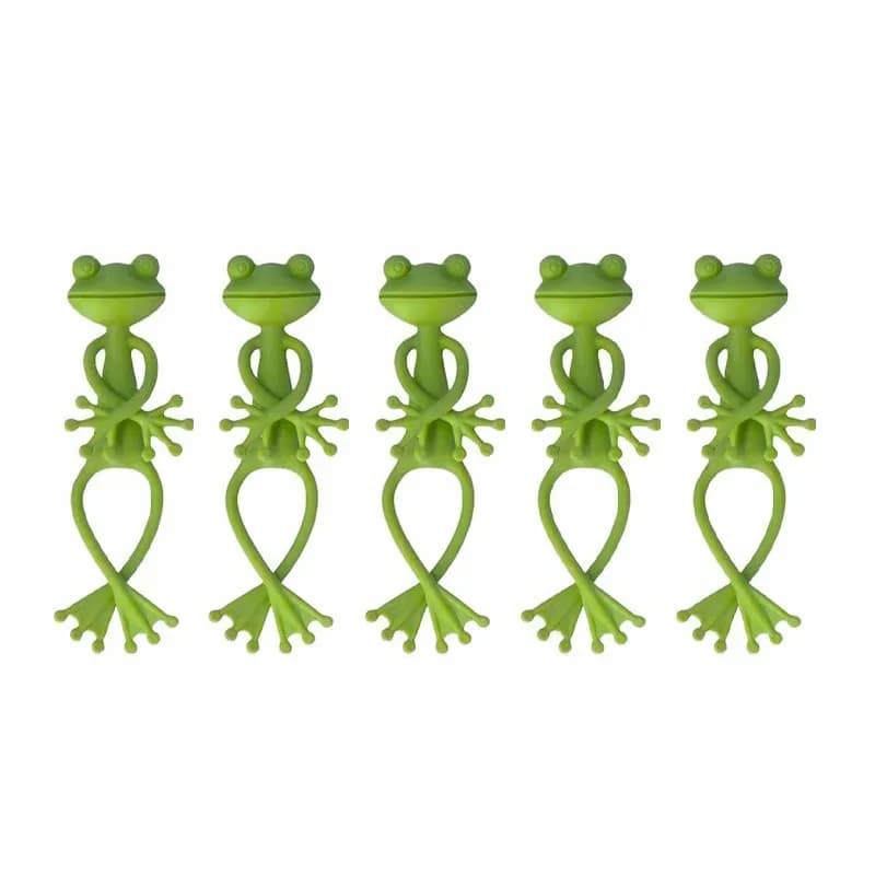 Bendable Frog Plant Ties and Organizers, 5-Pack - Main