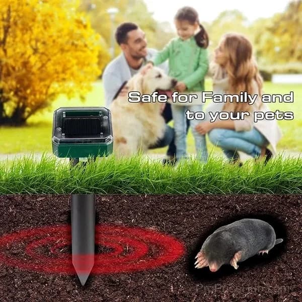 Solar Powered Rodent, Mole and Snake Pest Repeller - View 7
