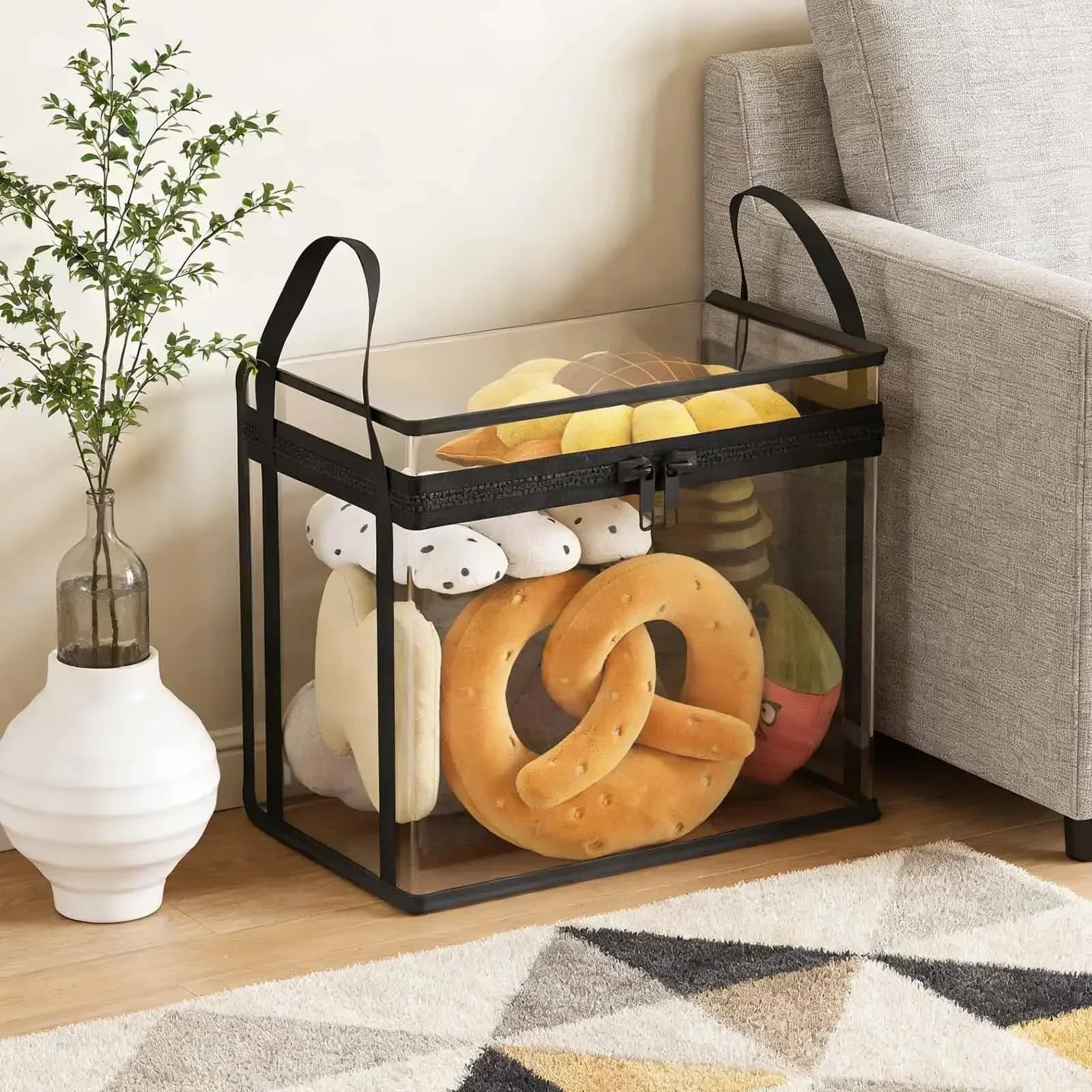 Large Clear Storage Box for Home Organization - View 6