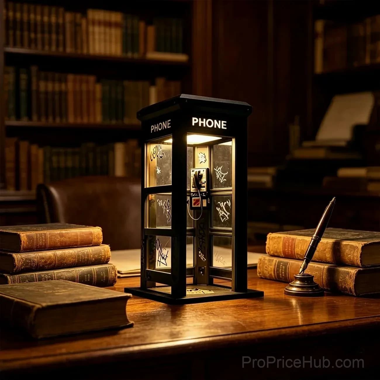 Vintage Phone Booth Ambient Lamp - View 10