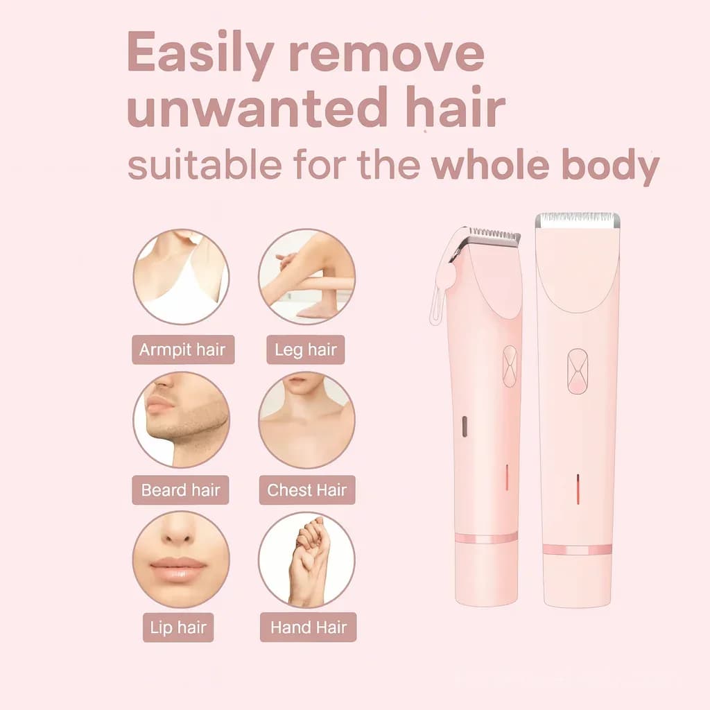 GlowTrim 2-in-1 Bikini & Body Trimmer - View 4