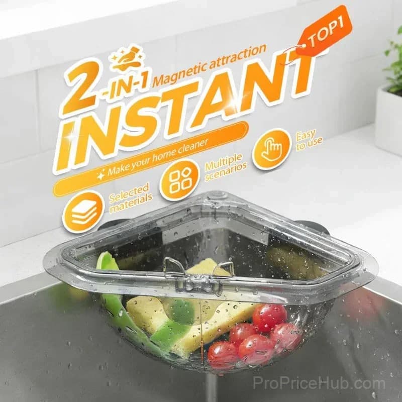 Magnetic Sink Basket - Kitchen Strainer for Soggy Scraps - View 4