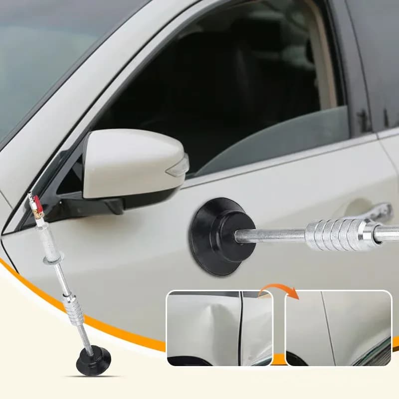 Auto Body Dent Repair Suction Cup Puller Tool, Silver/Black - View 2