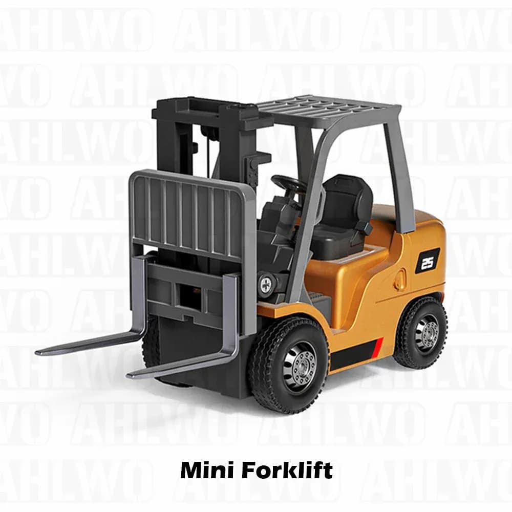 Mini Desktop Remote Control Forklift Truck Toy - Alt