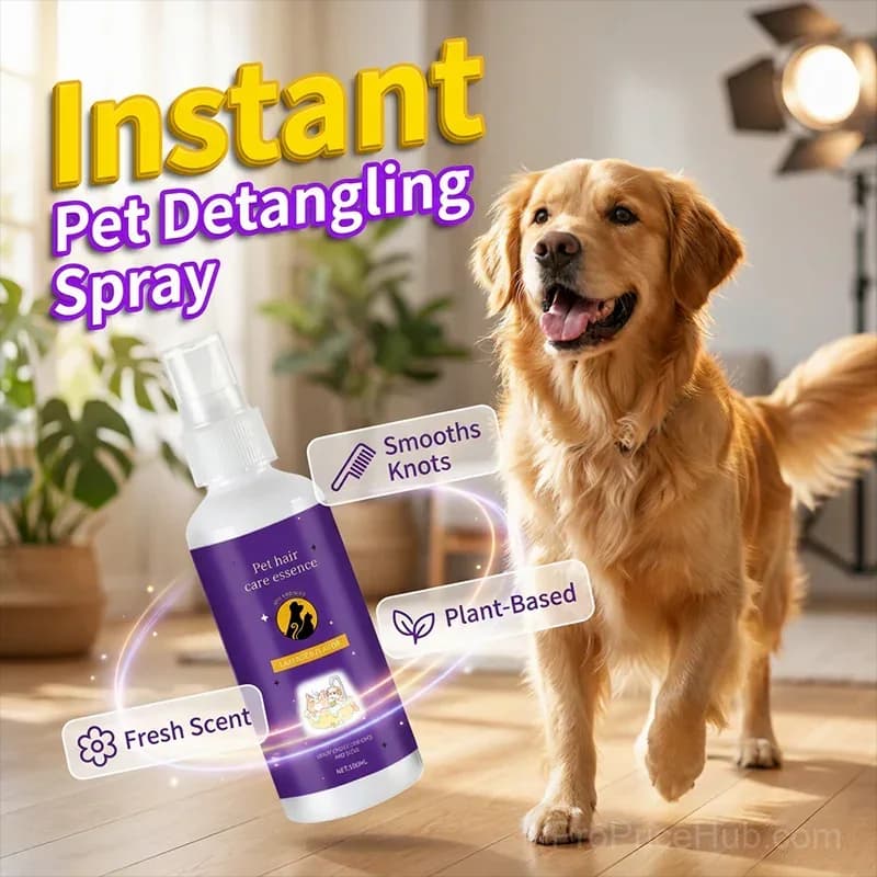 Pet Detangling Spray for Dogs & Cats - Main