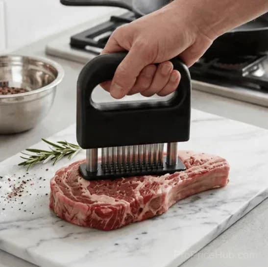 Professional Meat Tenderizer - Spring-Loaded Design - Main
