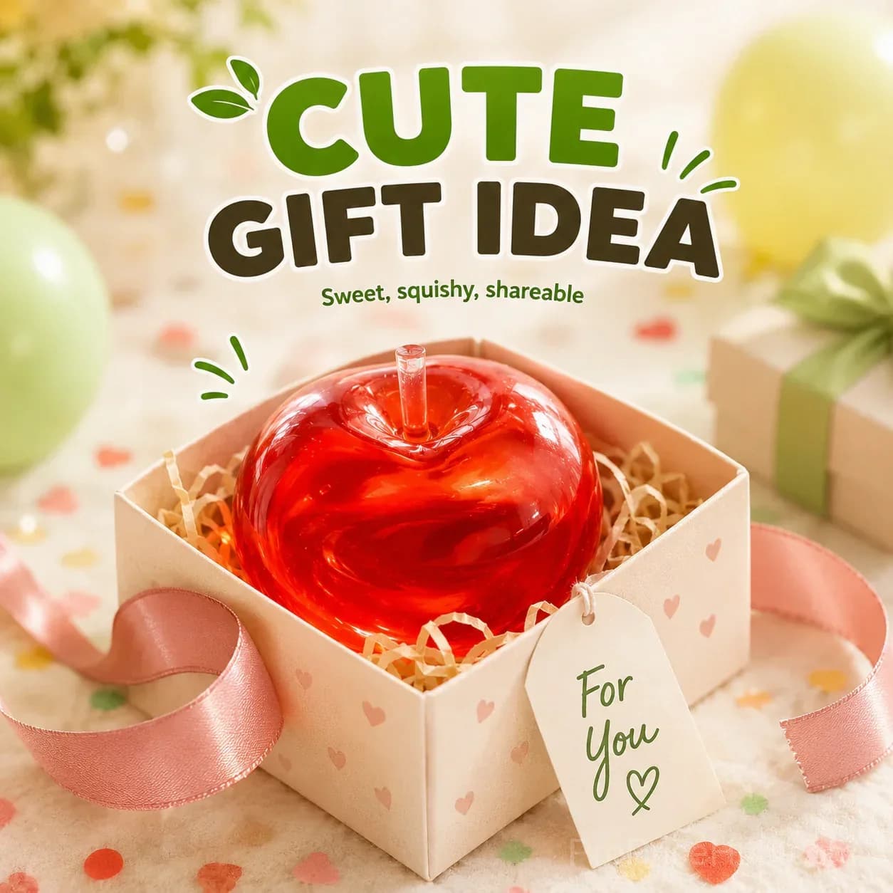 Apple Squishy Set - Soft Squeeze Toy - View 15