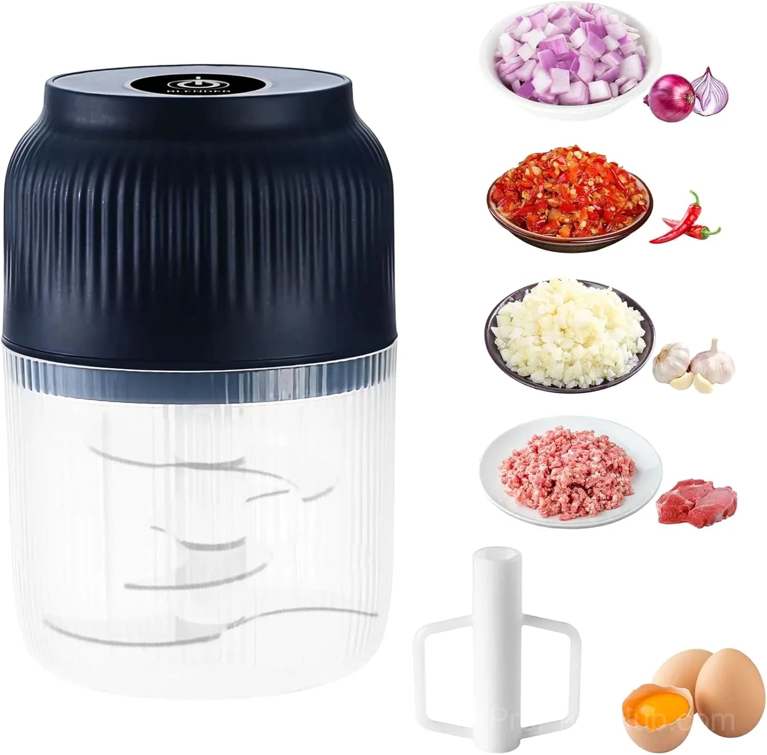 Portable Mini Food Chopper - Compact Vegetable Cutter - Main