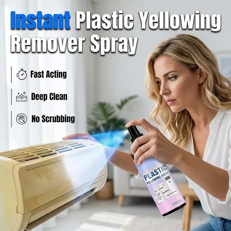 Multi-Purpose Plastic Yellowing Remover Spray – Cleans and Restores - Main