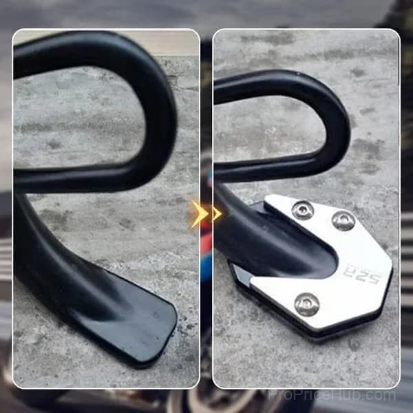 Blue Motorcycle Kickstand Side Stand Foot Extension Pad - View 5