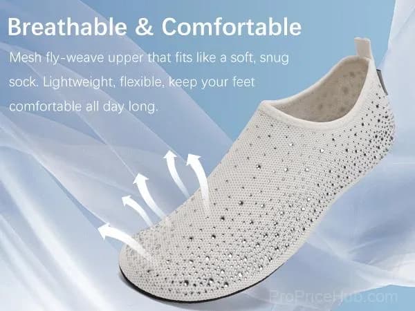 Women's Barefoot Aqua Shoes - Non-Slip for Beach, Swim, Yoga - View 5