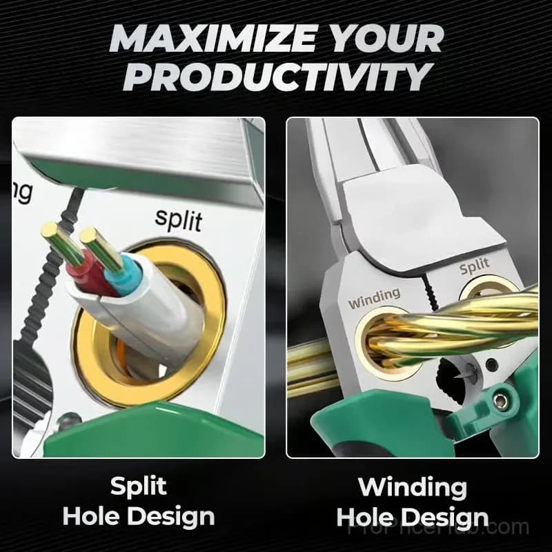 8-in-1 Multi-Function Wire Stripper Scissors with Electrical Tester - View 7