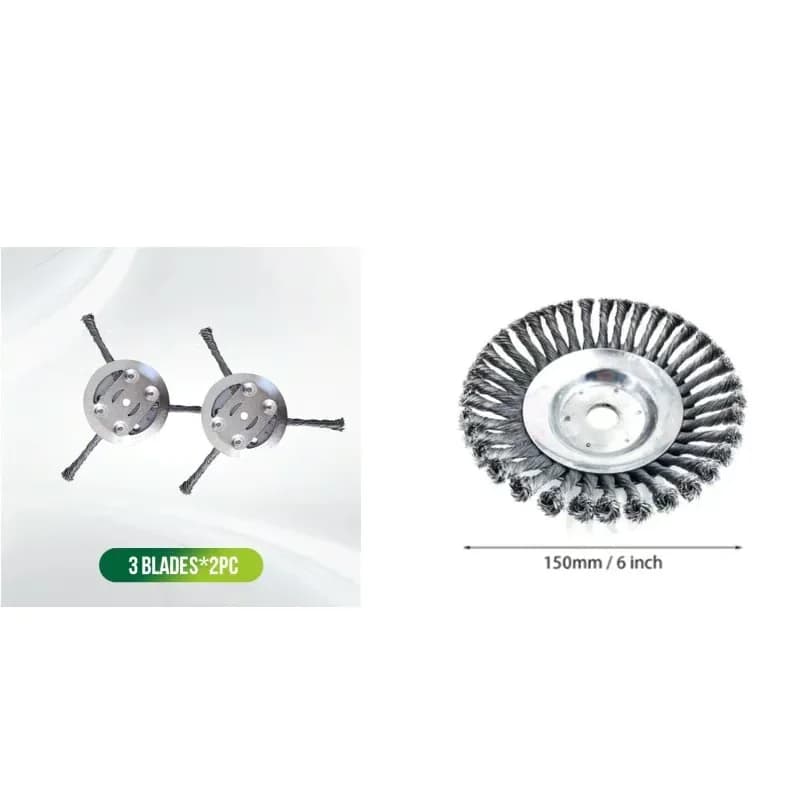 Steel Wire String Trimmer Replacement Cutting Head, 3-Blade - View 16