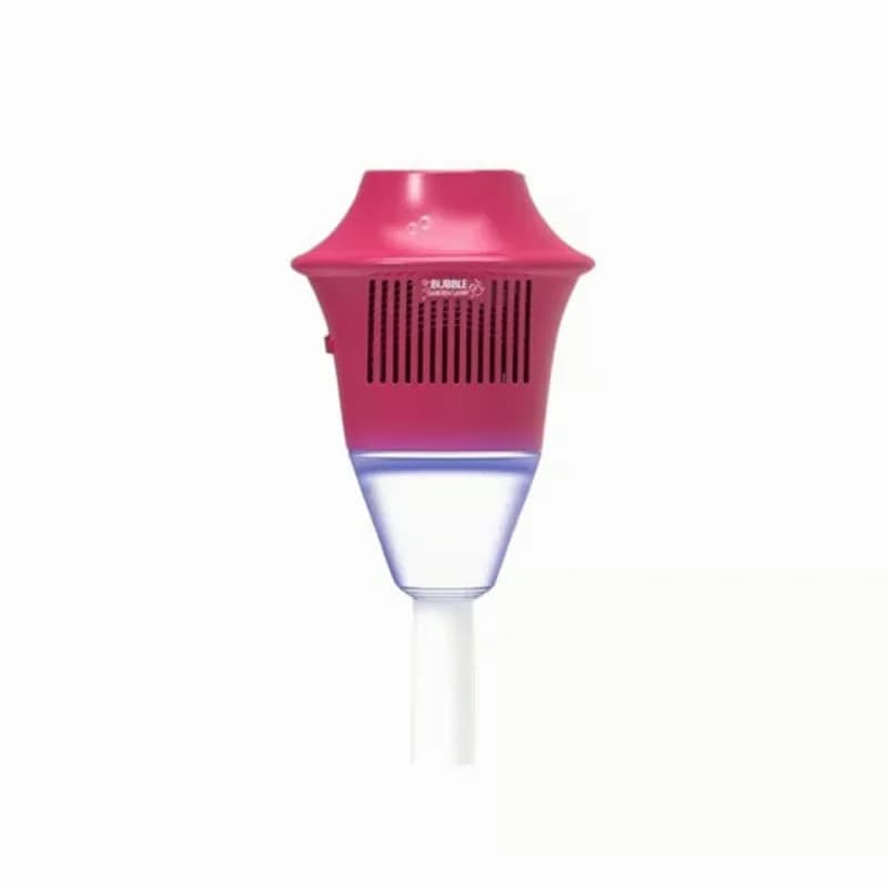 Kids Electric Bubble Maker, Street Lamp Design, Red - Main