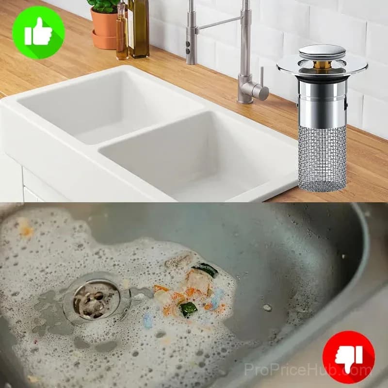 Sink Drain Strainer to Help Prevent Clogs - View 6