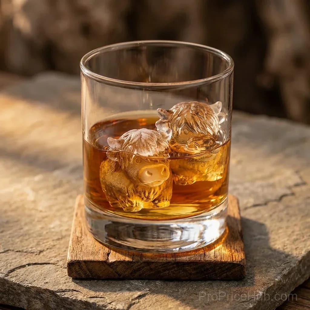 Mini Highland Cow 3D Ice Cube & Dessert Mold for Drinks & Parties - View 13